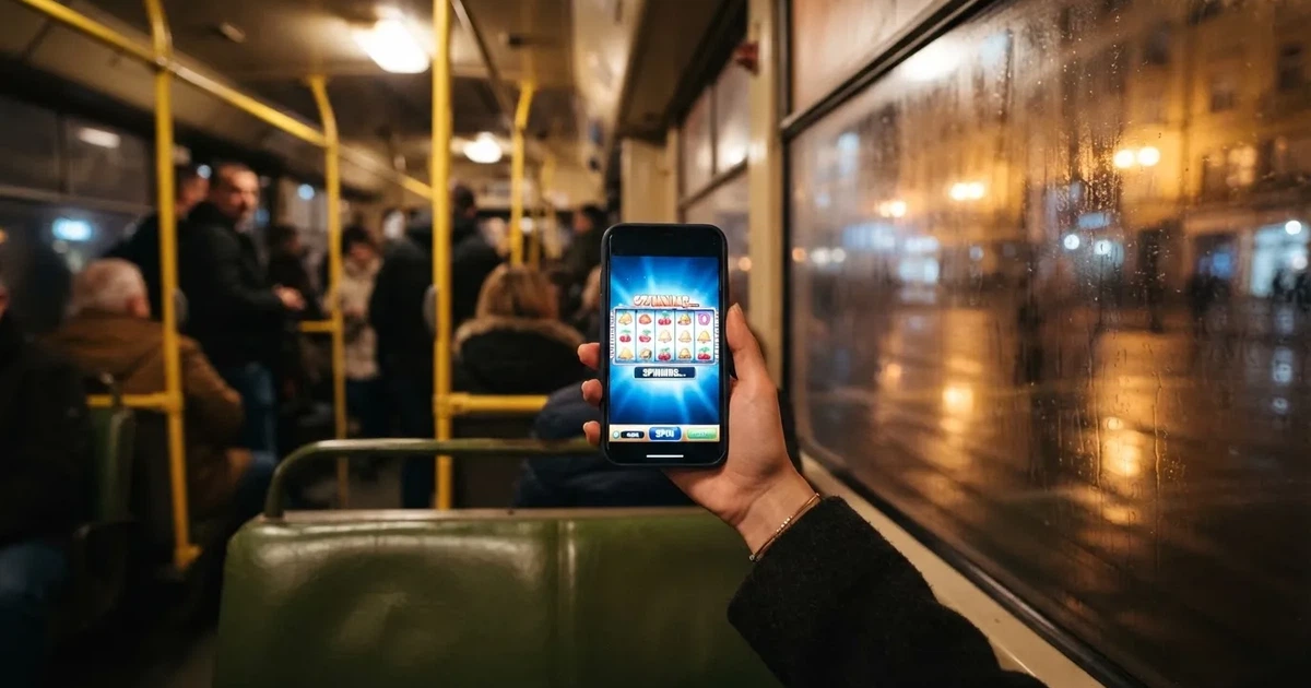 Mobitel u ruci u zagrebačkom tramvaju jedne zimske večeri — casina za android u hrvatskoj